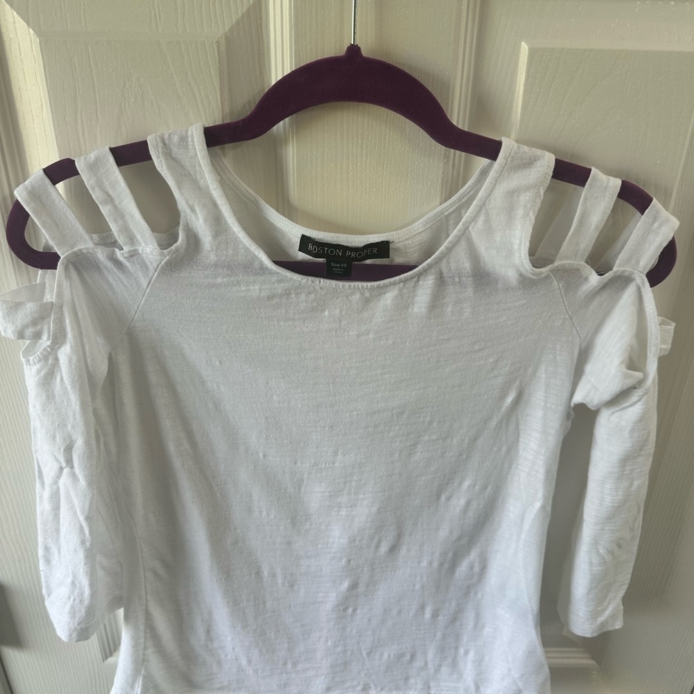 Boston Proper White Women's Top